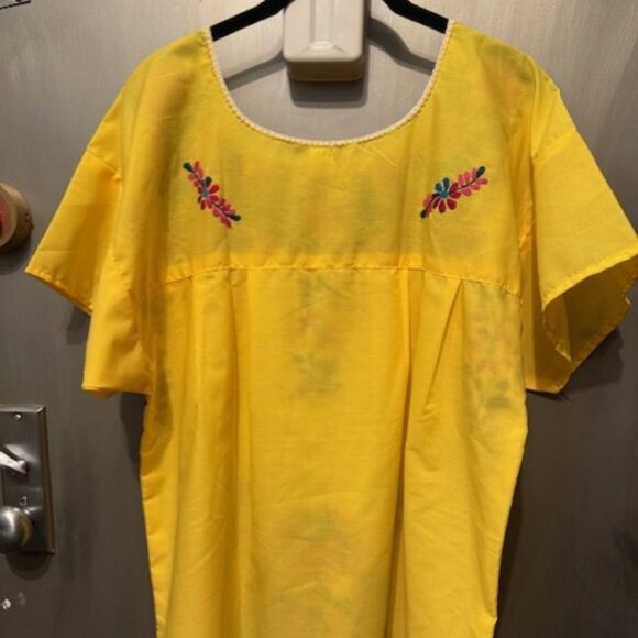 Embroidered Mexican / Pueblo Mini Tunic Dress - NWOT - Picture 14 of 16